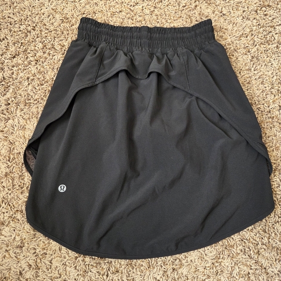 Lululemon Hottyhot High Rise Skirt Black - Picture 8 of 10
